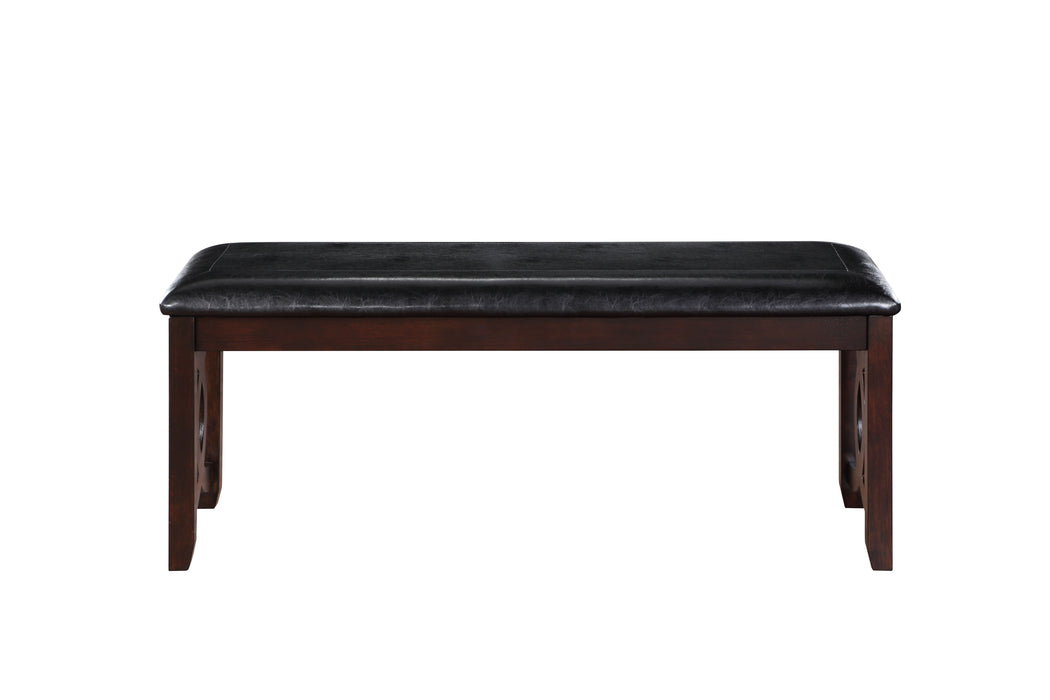 Gia 46" Bench-Ebony