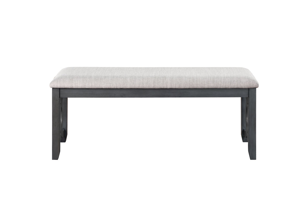 Gia 46" Bench-Gray