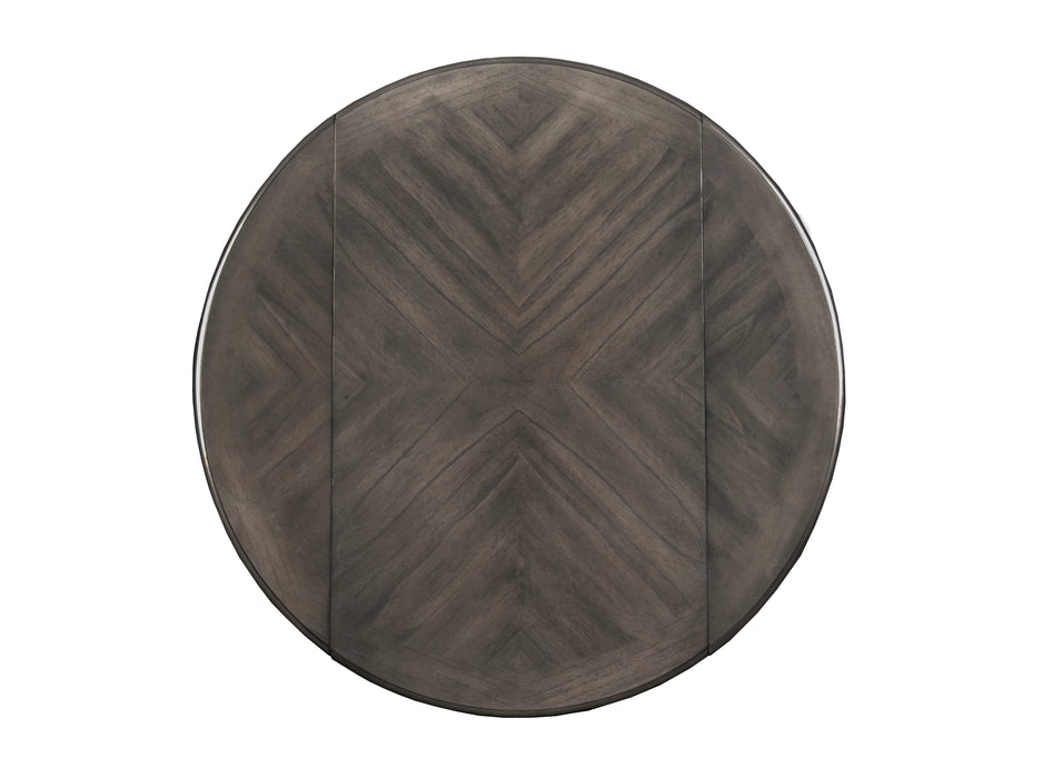 Gia 3 Pc 42" Drop Leaf Dining Table & 2 Chairs-Gray