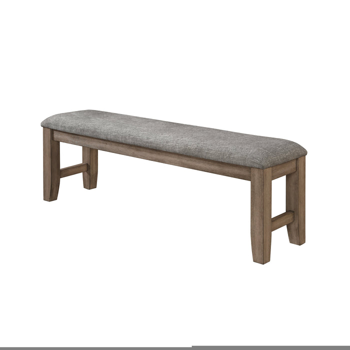 Harrisburg Bench-Walnut