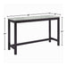Celeste Theater Bar Table W/ 3 Stools-Black