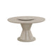 Gwendolyn Round Dining Table Top & Lazy Susan-Cerused Taupe