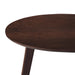Tioga 47" Round Table-Brown Cherry