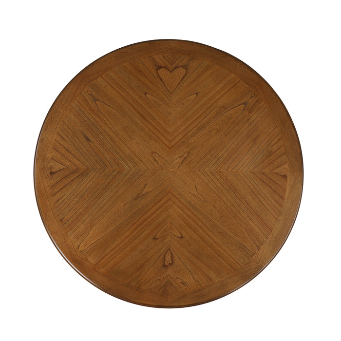 Sunset 48" Round Dining Table-Brown