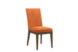 Maggie Dining Chair W/Terracotta Cushion-Walnut