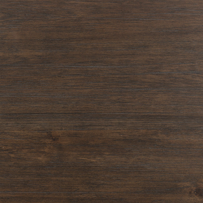 Martin 6 Pc Dining set (Table+ 4 + Bench) (Dark Brown Top - White Base)