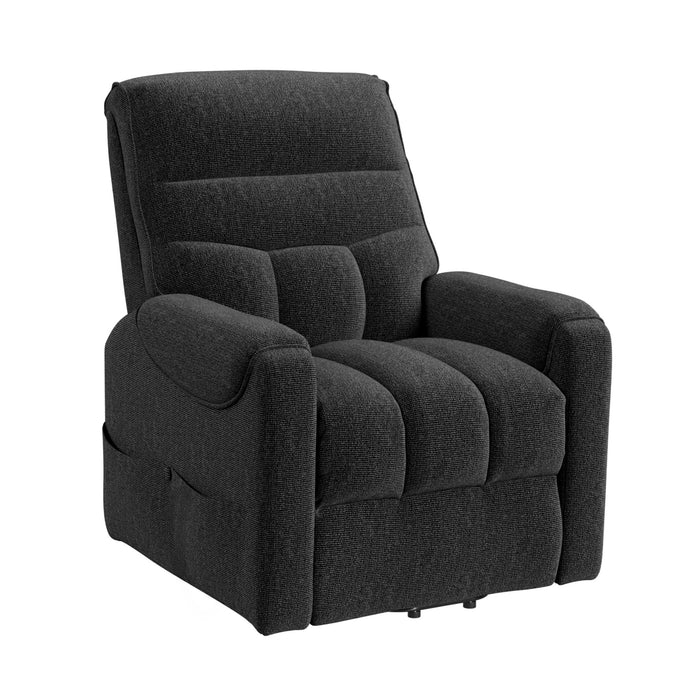 Desoto Power Lift Chair in Sahara Black