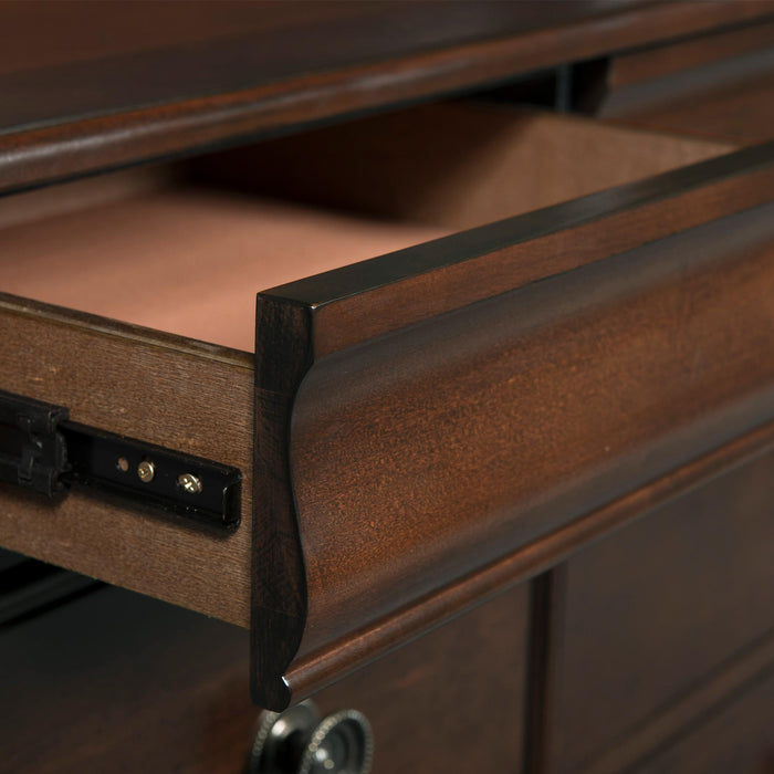 Cameron Cherry Media Chest - National Furniture Liquidators