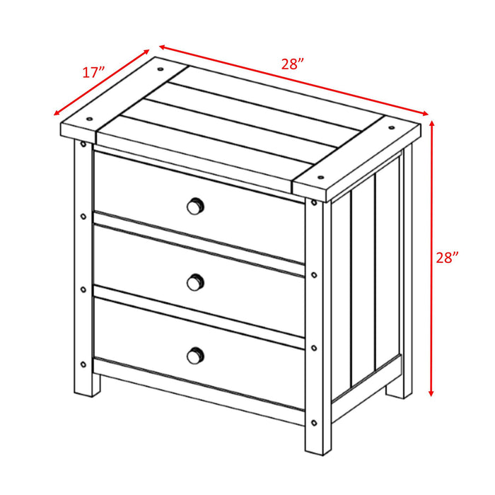 Dawson Creek Nightstand - National Furniture Liquidators