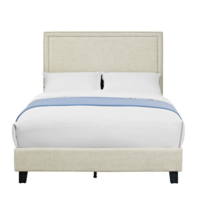 Erica Upholstered Full Platform Bed - National Furniture Liquidators