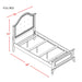 Jesse Full Panel Bed w/ Trundle - National Furniture Liquidators