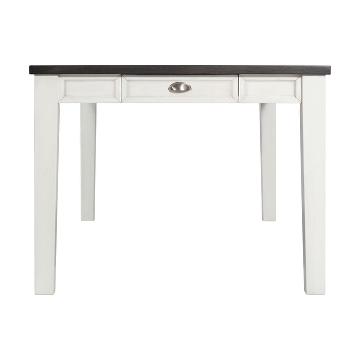 Kayla Two Tone Counter Height Dining Table with Storage - National Furniture Liquidators