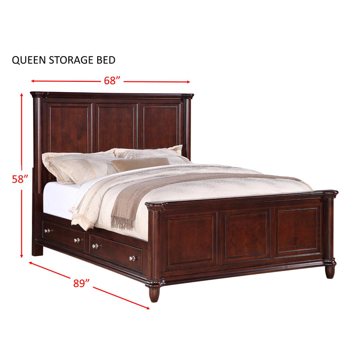 Hamilton Queen Storage Bed - National Furniture Liquidators