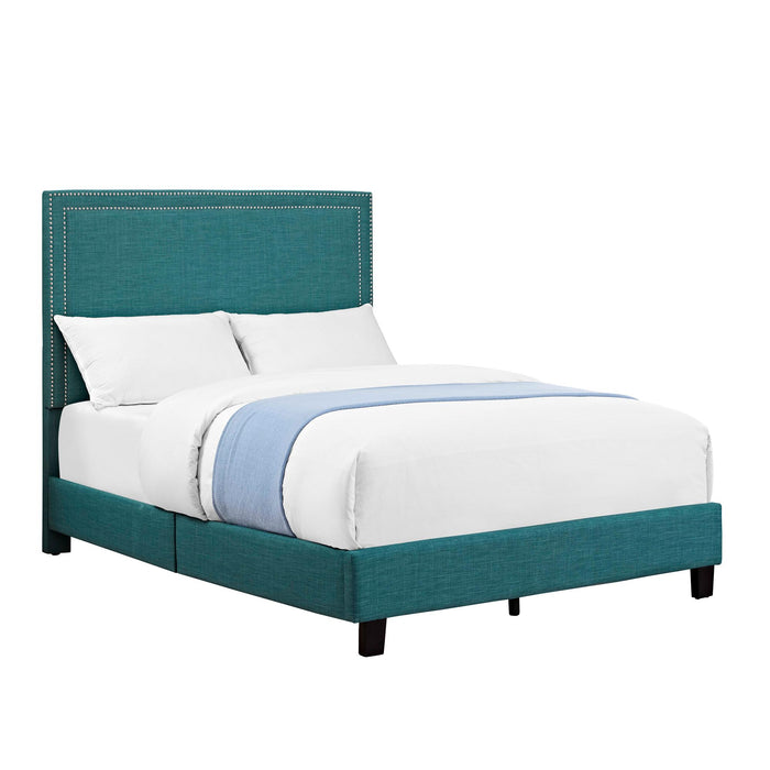 Erica Upholstered Full Platform Bed - National Furniture Liquidators