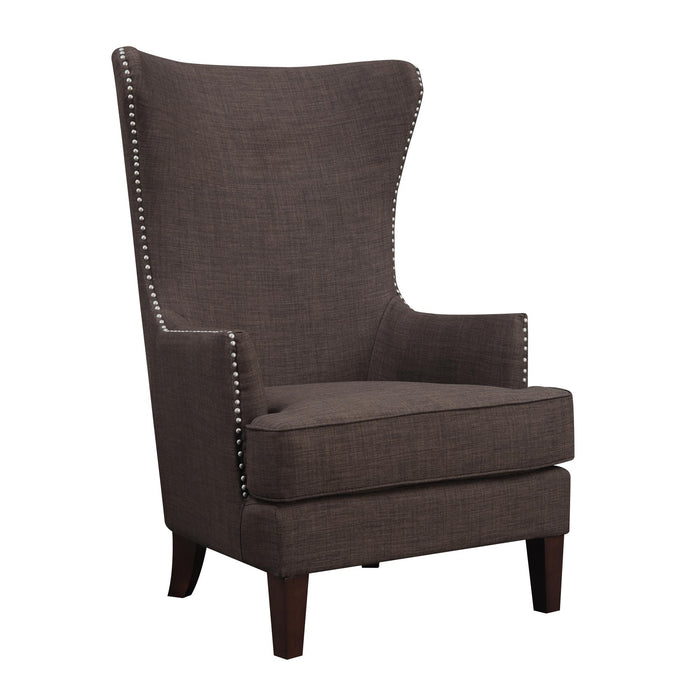 Kori Accent Chair in Chocolate - National Furniture Liquidators