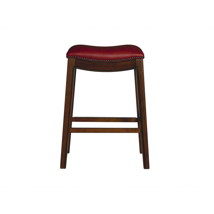 Fiesta 30" Backless Bar Stool in Red - National Furniture Liquidators