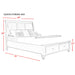 Chatham Queen Storage Bed - National Furniture Liquidators