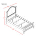 Jesse Twin Panel Bed w/ Trundle - National Furniture Liquidators