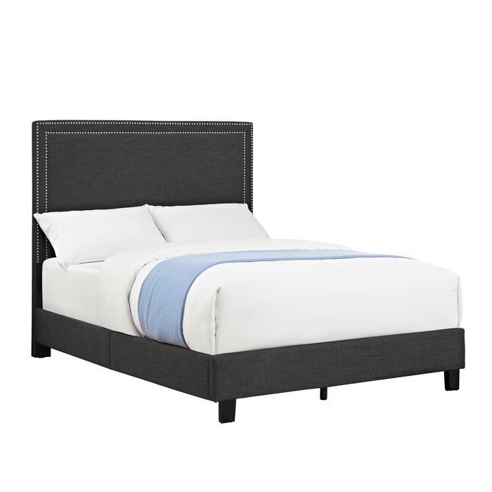 Erica Upholstered Full Platform Bed - National Furniture Liquidators