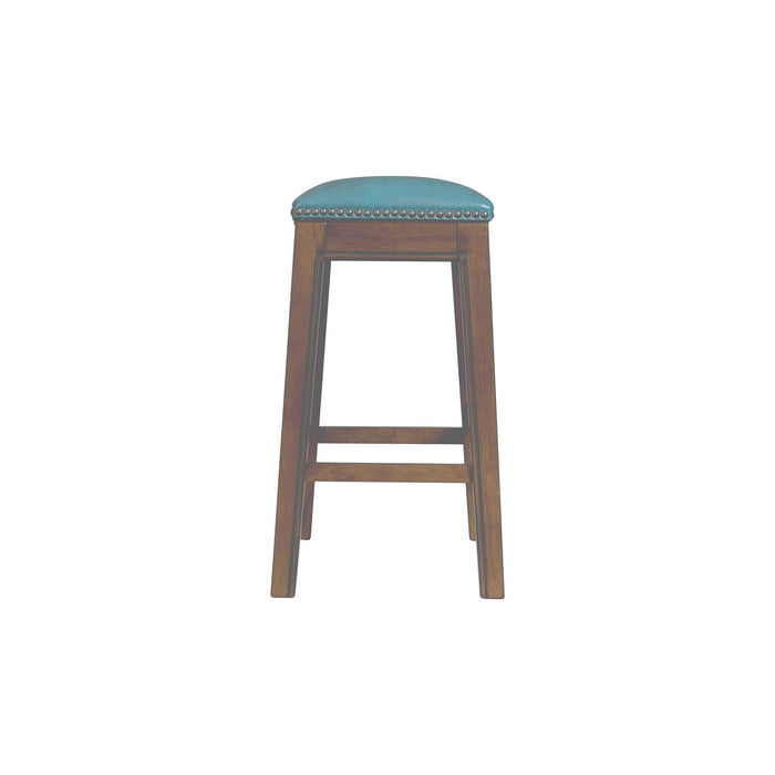 Fiesta 24" Backless Counter Height Stool in Blue - National Furniture Liquidators