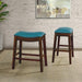 Fiesta 24" Backless Counter Height Stool in Blue - National Furniture Liquidators