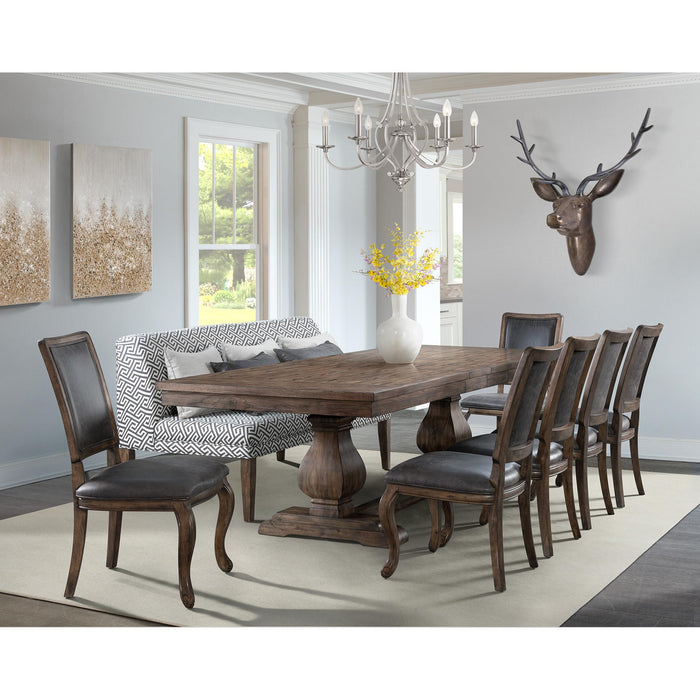 Gramercy Upholstered Dining Settee