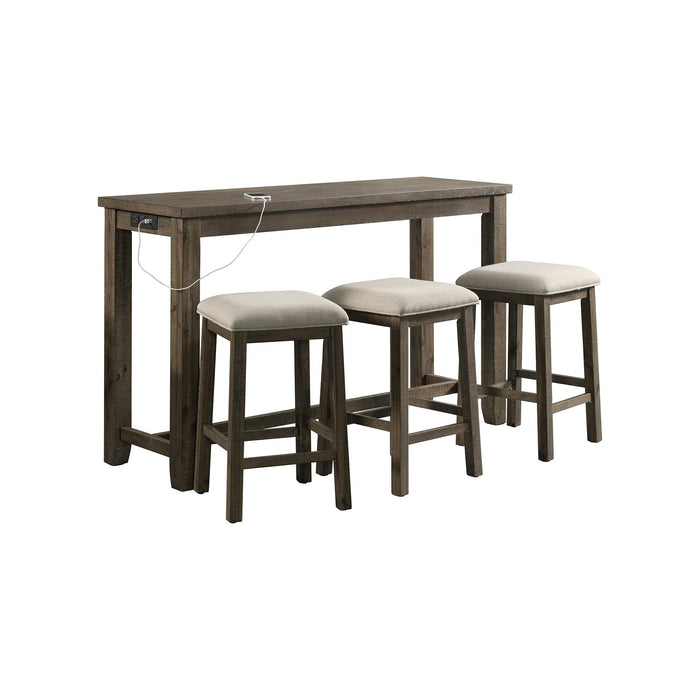 Stone Multipurpose Bar Table Set