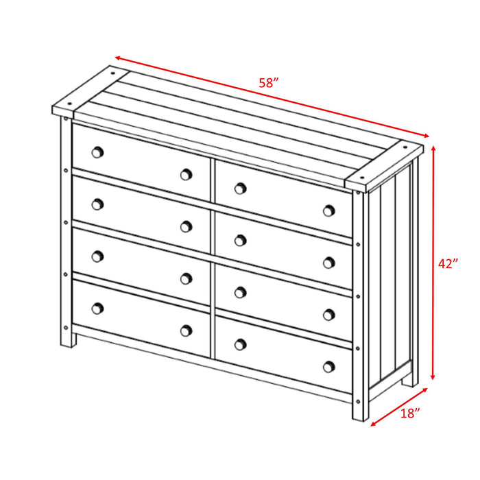 Dawson Creek Dresser - National Furniture Liquidators