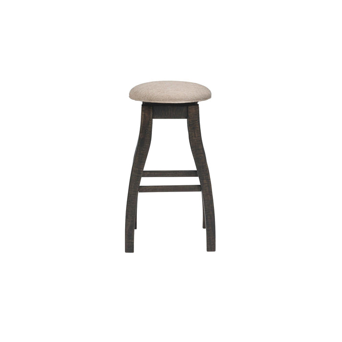 Stone 30" Swivel Backless Bar Stool Set of 2