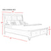 Chatham King Storage Bed - National Furniture Liquidators