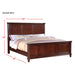 Hamilton Queen Panel Bed - National Furniture Liquidators