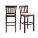 Stone 30" Slat Back Bar Stool Set of 2 image