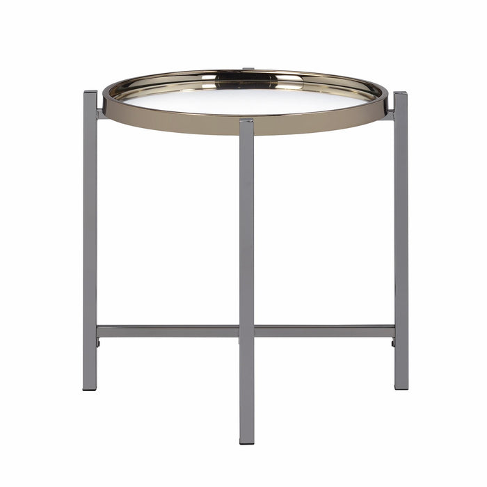 Edith Round End Table - National Furniture Liquidators