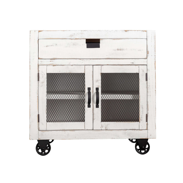 Industrial 2-Door Accent Chest