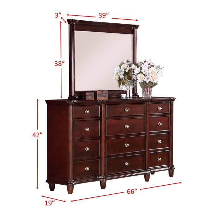 Hamilton Dresser & Mirror Set - National Furniture Liquidators