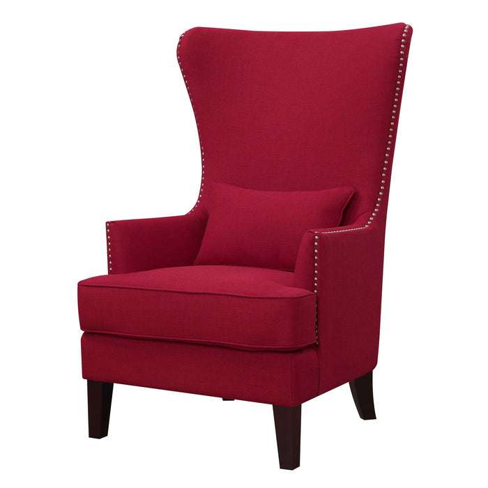 Kori Accent Chair in Berry - National Furniture Liquidators