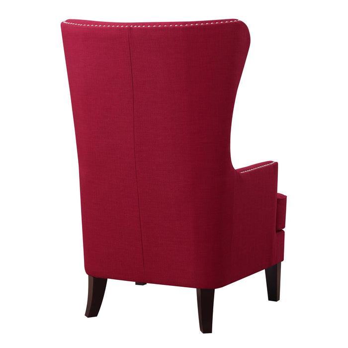 Kori Accent Chair in Berry - National Furniture Liquidators