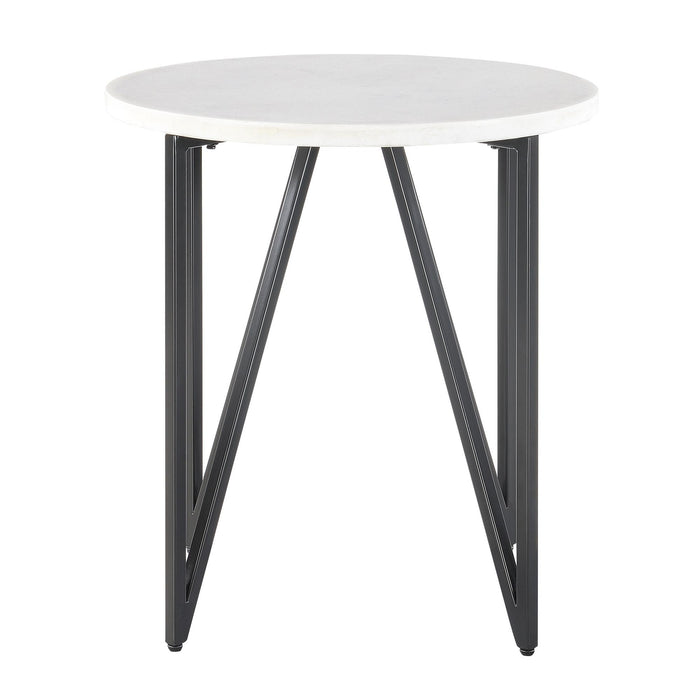 Cedric Round End Table - National Furniture Liquidators