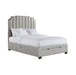 Harper Queen Upholstered Storage Bed - National Furniture Liquidators