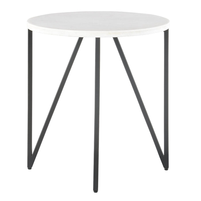 Cedric Round End Table - National Furniture Liquidators