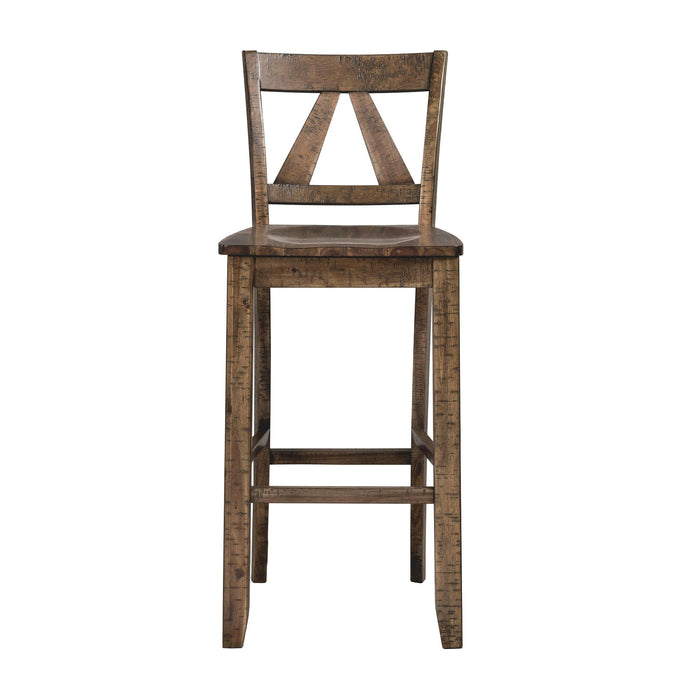 Finn 30" Bar Stool Set of 2 - National Furniture Liquidators