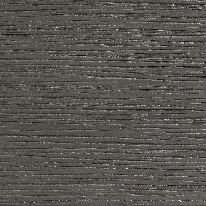 Everdeen Bench w/ Grey Fabric and Nail Heads in Charcoal