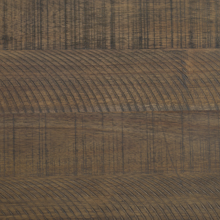 Farmington Rectangular Dining Table in Medium Brown and Washed Stone