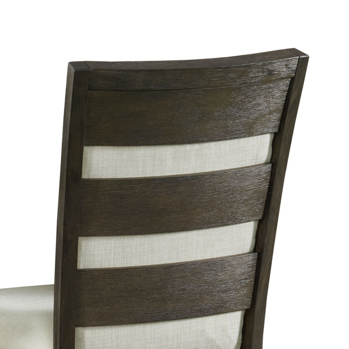 Grady 6PC Dining Set (72" Table + 4 Chairs + Bench) in Brown