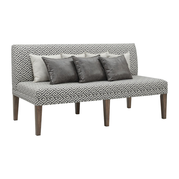 Gramercy 6PC Dining Set-Table, Four Chairs and Settee