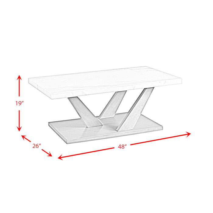 Greta Rectangular Coffee Table in grey