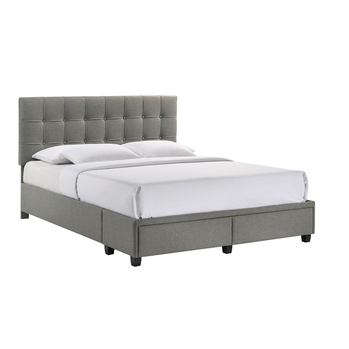 Hacienda Queen Storage Bed W/Tacoma Grey CM 003 (3A Packing)