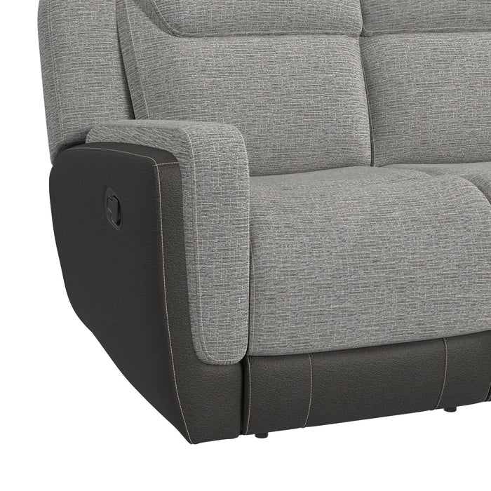 Hornet Motion Sofa in Rancho Grey