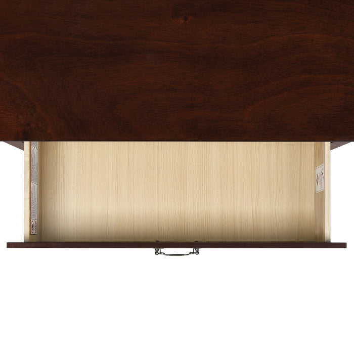 Louis Philippe 2-Drawer Nightstand in Cherry