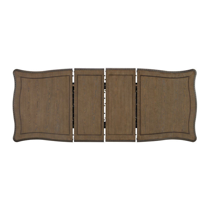 Madison Park Rectangular Dining Table with 2 18" Leaves in Walnut
